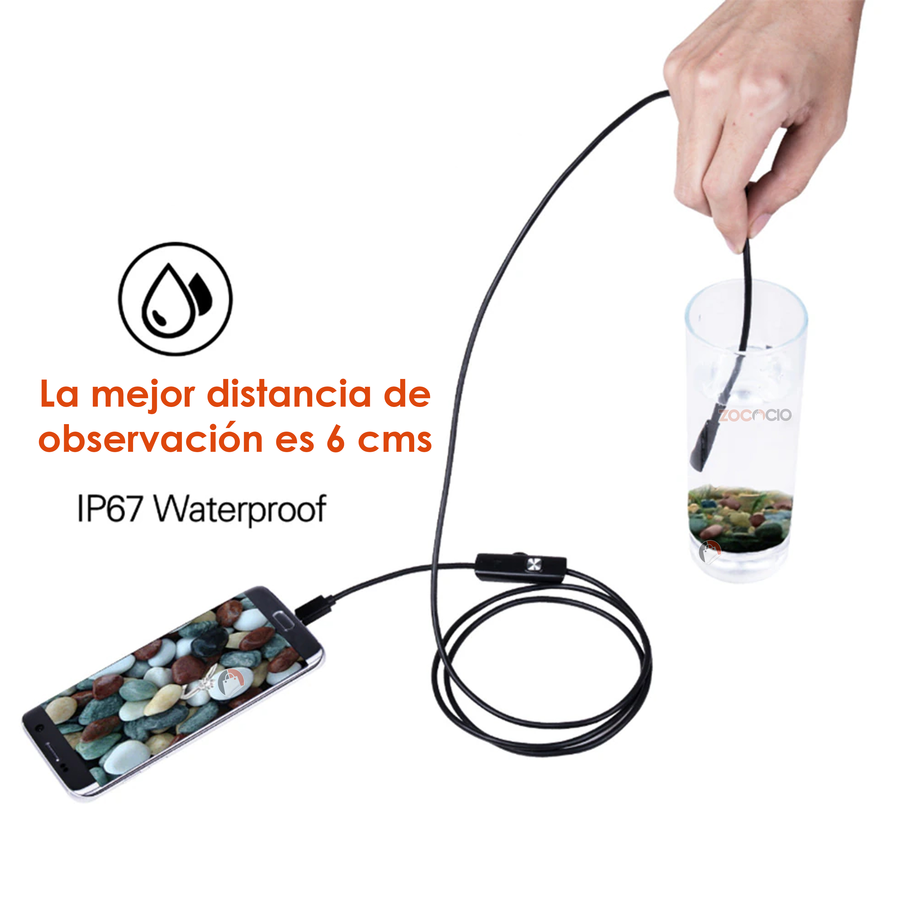 Miniatura 3 de Cámara Endoscópica Impermeable Ip67 5Mt